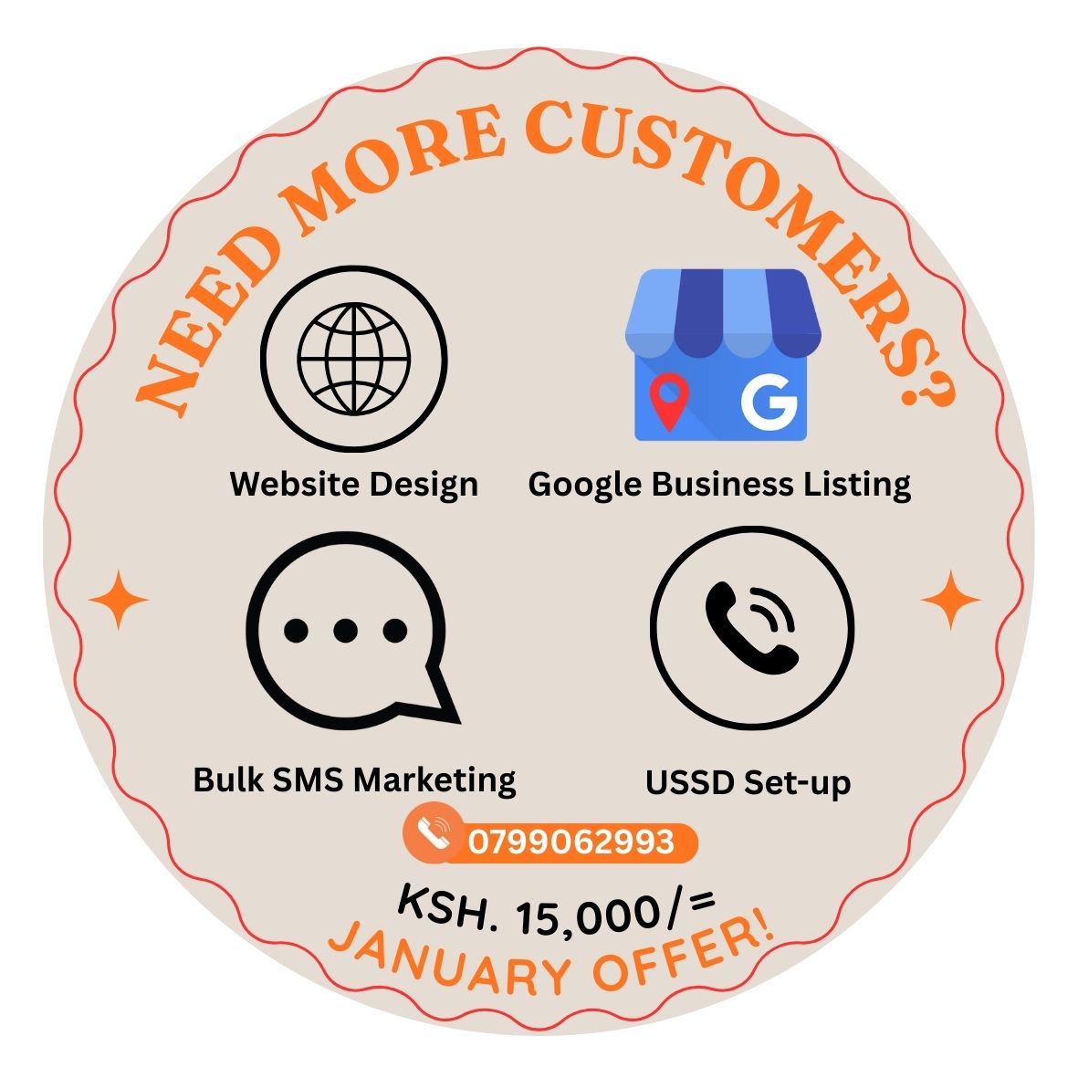 January website design offer